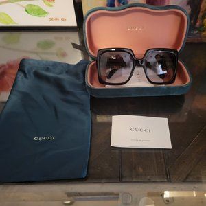 Gucci GG0876S Black/Grey Shaded 60/20/130 Women's Sunglasses